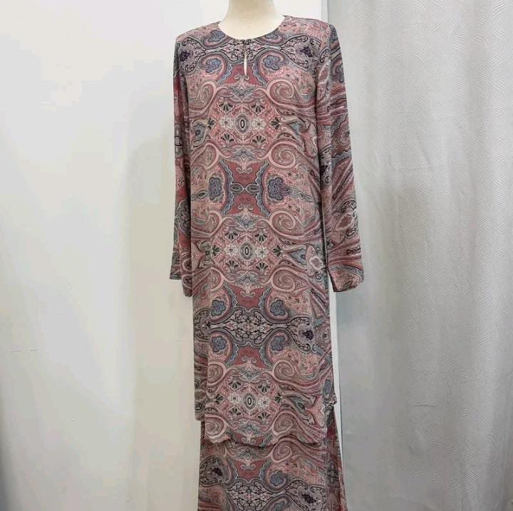 Kurung Chiffon Paisley